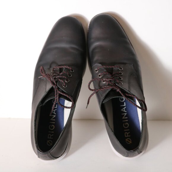 Cole Haan Grand OS Black Leather Lace Up Oxford Dress Shoes Mens 12 c27997 - Picture 5 of 8